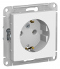 ATLASDESIGN РОЗЕТКА с заземлением, 16А, механизм, ЛОТОС Systeme Electric ATN001343
