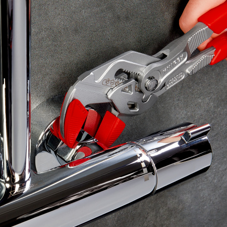 Клещи переставные - гаечный ключ 52 мм (2) L- 250 мм Cr-V хромированные обливные рукоятки KN-860 3250 KNIPEX KN-8603250