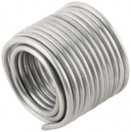 60585 Припой оловянно-свинцовый ПОС 61 без канифоли, проволока диаметр 2 мм, 100 гр. ( в баночке ) КУРС РОС 