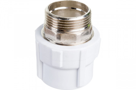 Муфта полипропиленовая PPR комбинированная НР под ключ 40х11/4' Политэк 9000040114