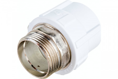 Муфта полипропиленовая PPR комбинированная НР под ключ 40х11/4' Политэк 9000040114