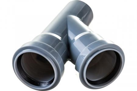 Тройник канализационный 45 град. 50 х 50 Политэк 205045