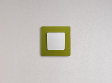 672201 Выключатель одноклавишный, белый винтовые зажимы  10АХ Legrand/Daccord 