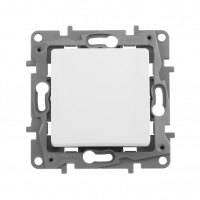 Выключатель одноклавишный, белый винтовые зажимы  10АХ Legrand/Daccord 672201
