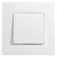Выключатель одноклавишный, белый винтовые зажимы  10АХ Legrand/Daccord 672201