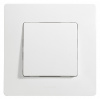 672201 Выключатель одноклавишный, белый винтовые зажимы  10АХ Legrand/Daccord 