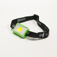 Фонарь налобный светодиодный LED 3 Вт 150 Лм модель GFL305 черный на батарейках 3xAAA Gauss GAUSS GF305
