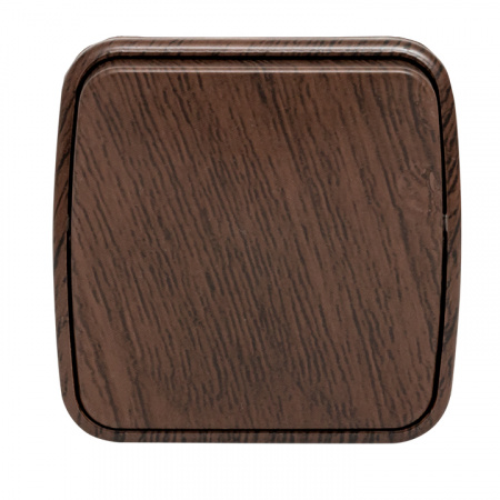 EGV10-021-40 Выключатель 1-клавишный ОП Минск 10А темное дерево EKF 