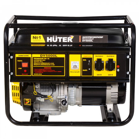 64/1/5 Генератор бензиновый DY5000L Huter 