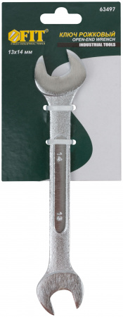 Ключ рожковый усиленный ''Модерн'' 13х14 мм FIT 63497