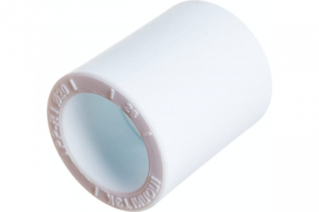 Муфта полипропиленовая PPR 32мм белая Политэк 9000000232