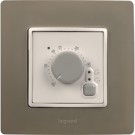 672230 ETIKA Термостат для пола белый Legrand/Daccord 