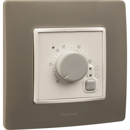 672230 ETIKA Термостат для пола белый Legrand/Daccord 