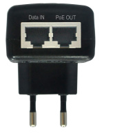 Инжектор PoE 1хRJ45 10/100 Мб/с, 802.3af, до 15.4 Вт, AC 220В, DC 48В OSNOVO Midspan-1/151A 00010660
