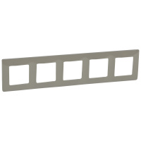 ETIKA Рамка 5 постов слоновая кость Legrand/Daccord 672515