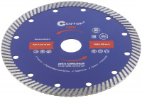 Диск отрезной алмазный сверхтонкий, супер-турбо, мелкий зуб , 150 x 2.6 x 10 x 22.2 мм CUTOP 65-15026