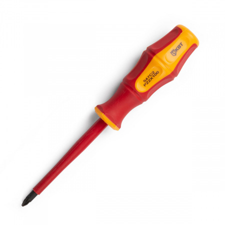 79779 Отвертка диэлектрическая PZ-FL2х100 серия ПРОФИ КВТ 