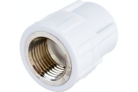 Муфта полипропиленовая PPR комбинированная ВР 25 х 1/2' Политэк 9100002512