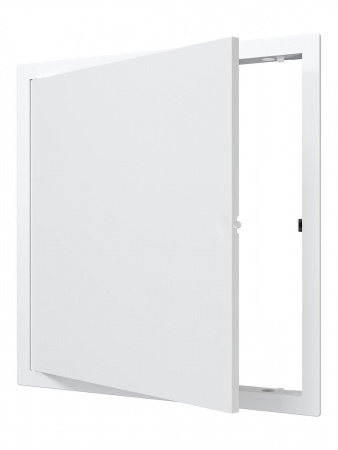 Люк-дверца ревизионный пластиковый нажимной 327х327 с фланцем 300х300 EVECS L3030N