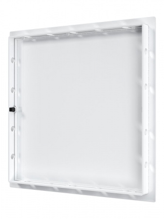 Люк-дверца ревизионный пластиковый нажимной 327х327 с фланцем 300х300 EVECS L3030N