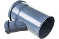 Тройник канализационный 45 град. 110 х 50 Политэк 201545