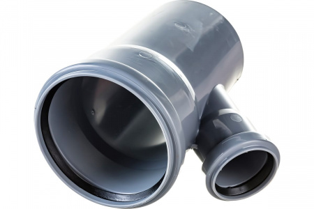 Тройник канализационный 45 град. 110 х 50 Политэк 201545