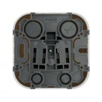 Quteo Розетка без заземления без шторок наружная белая Legrand/Daccord 782210