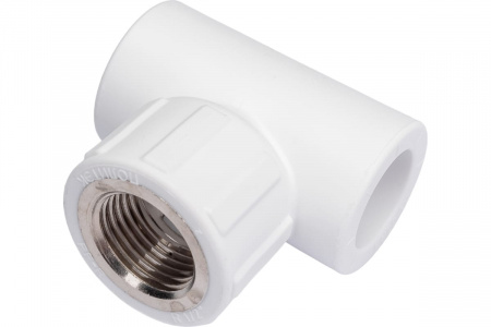 Тройник полипропиленовый PPR комбинированный  ВР 20 х 1/2' Политэк 9500002012