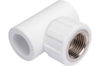 Тройник полипропиленовый PPR комбинированный  ВР 20 х 1/2' Политэк 9500002012