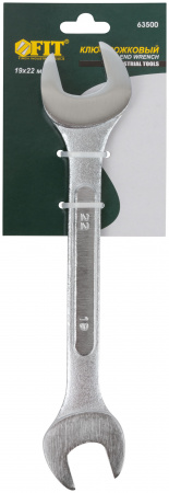 Ключ рожковый усиленный ''Модерн'' 19х22 мм FIT 63500
