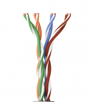 Кабель витая пара TERACOM Cat.5E U/UTP 4 пары solid оболочка PVC цвет серый (упак. 305м) EKF TRC-5EUTP-04PVC-GY-IN3