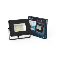 Прожектор светодиодный ДО 50 Вт 6500К 6000 лм 175-265В IP65 150х28х185мм Алюминий матрированное закаленное стекло Qplus Gauss GAUSS 613511350