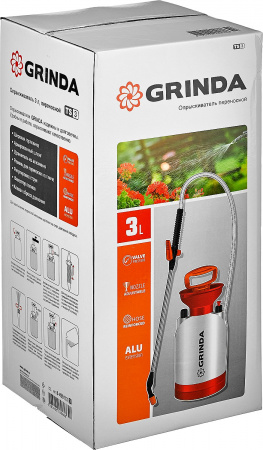 8-425113_z02 Опрыскиватель переносной TS-3 3 л с широкой горлов GRINDA 