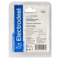 Клемма соединительная  2-контактная (6шт) Elеctrodeel. Диапазон сечений 0.5-2.5 мм2. Номинальный ток/напряжение: 24А/450В. Упаковка: блистер. Electrodeel ED 772-202-b6