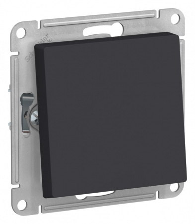 ATN441061 ATLASDESIGN AQUA 1-клавишный ПЕРЕКЛЮЧАТЕЛЬ IP44, сх.6, 10АХ, механизм, КАРБОН Systeme Electric 