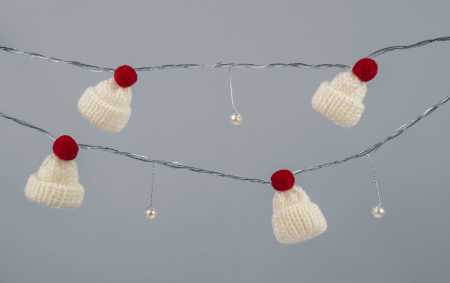 Гирлянда новогодняя светодиодная NGF-D045-02 рождественские шапочки WW Navigator Group 95051 30655