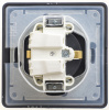 GLOSSA Розетка с заземлением со шторками с крышкой IP44 шоколад в сборе Systeme Electric GSL000848