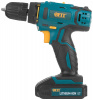 80189 Дрель-Шуруповерт акк. 18.0 В, 0-400/1450 об/мин, 29.0 Нм, 2 (Li-Ion) 1.3 Ач, 1.5 ч., рез. накл., кейс FIT 