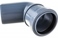 Отвод канализационный 67 град. 50 Политэк 100567