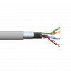 Кабель витая пара TERACOM PRO Cat.5E F/UTP 4 пары solid 24AWG оболочка PVC цвет серый (упак. 305м) EKF TRP-5EFTP-04PVC-GY-IN3