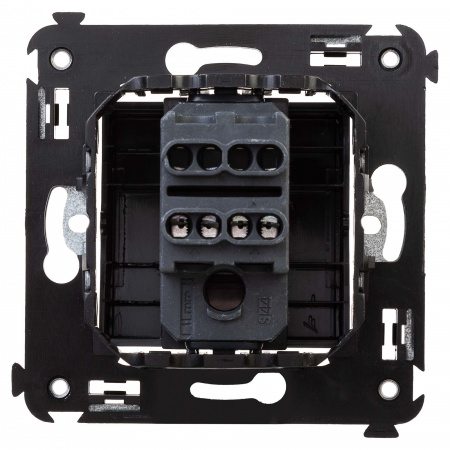 4412123 Avanti Инвертор одноклавишный в стену Черный      матовый (Переключатель сх.7) DKC 