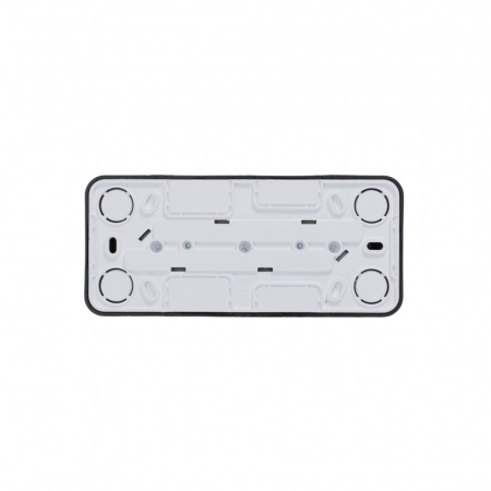 Розетка BLANCA наружная трехпостовая, с заземлением, со шторками, с изолирующей пластиной, 16А, 250В, антрацит Systeme Electric BLNRA011316