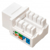 Модуль Keystone TERACOM PRO Cat.6 RJ-45 неэкранированный 110 IDC 90 градусов белый EKF TRP-KSTN-90D-6UTP-WH
