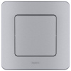 673602 Выключатель одноклавишный - Legrand Inspiria - 10А 250В безвинтовые зажимы - алюминий Legrand/Daccord 