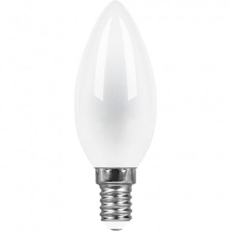 LB-713 38005 Лампа светодиодная LED 11вт Е14 теплый матовая свеча FILAMENT FERON 