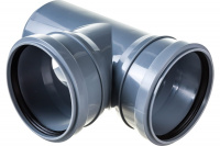 Тройник канализационный 87.5 град. 110 х 110 Политэк 201187