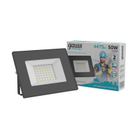 Прожектор светодиодный ДО 50 Вт 4000К 4495 лм 175-265В IP65 162х174х32мм Алюминий Elementary G2 Gauss GAUSS 613100250