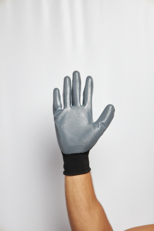 VE712GR08 Перчатки полиэстеровые с нитрильным покрытием VE712 р.8 Delta Plus 