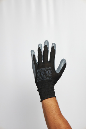 VE712GR08 Перчатки полиэстеровые с нитрильным покрытием VE712 р.8 Delta Plus 