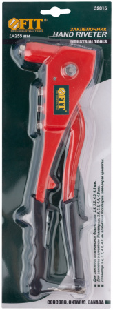 32015 Заклепочник, литой корпус Профи 2.4-4.8 мм (255 мм) FIT 